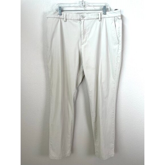 Vineyard Vines Mens 38 x 32 Chino On The Go Pants Khaki Straight Leg Casual